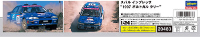 HASEGAWA 1/24 Subaru Impreza '1997 Portugal Rally' Plastic Model- Japan Figure Store - #1 Bring To You The Best Japanese Goods