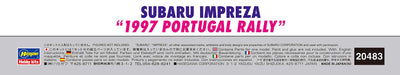 HASEGAWA 1/24 Subaru Impreza '1997 Portugal Rally' Plastic Model- Japan Figure Store - #1 Bring To You The Best Japanese Goods