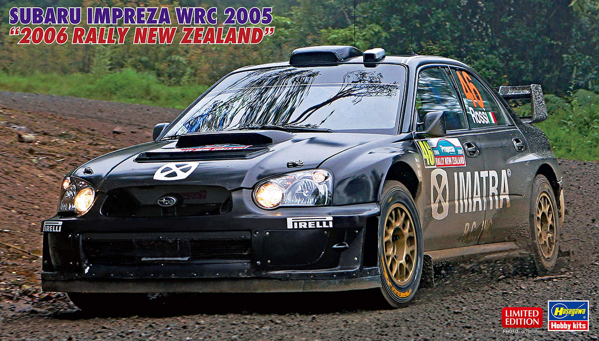 Hasegawa 1/24 Subaru Impreza Wrc 2005 2006 Rally New Zealand Plastic Model Kit- Japan Figure Store - #1 Bring To You The Best Japanese Goods