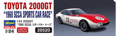 HASEGAWA 1/24 Toyota 2000Gt 1968 Scca Sports Car Race Plastic Model- Japan Figure Store - #1 Bring To You The Best Japanese Goods