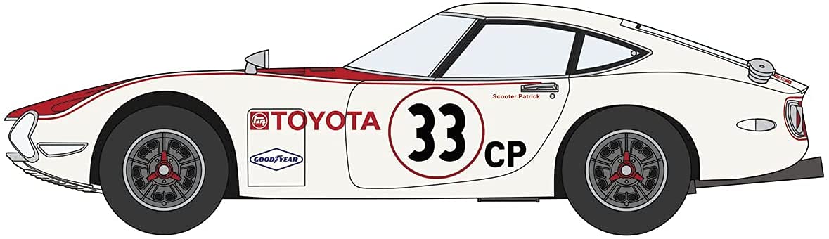 HASEGAWA 1/24 Toyota 2000Gt 1968 Scca Sports Car Race Plastic Model- Japan Figure Store - #1 Bring To You The Best Japanese Goods