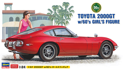 HASEGAWA Sp366 Toyota 2000 Gt W/ Girls Figure 1/24 Scale Kit Pre Order- Japan Figure Store - #1 Bring To You The Best Japanese Goods