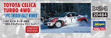 Hasegawa 1/24 Toyota Celica Turbo 4Wd 1993 Swedish Rally Winner Scale Racing Car- Japan Figure Store - #1 Bring To You The Best Japanese Goods