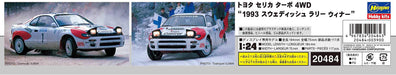 Hasegawa 1/24 Toyota Celica Turbo 4Wd 1993 Swedish Rally Winner Scale Racing Car- Japan Figure Store - #1 Bring To You The Best Japanese Goods