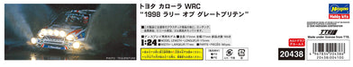 HASEGAWA 20438 Toyota Corolla Wrc 1998 Rally Of Great Britain 1/24 Scale Kit- Japan Figure Store - #1 Bring To You The Best Japanese Goods
