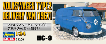 Hasegawa 1/24 Volkswagen Type 2 Delivery Van 1967 Plastic Model Hc9- Japan Figure Store - #1 Bring To You The Best Japanese Goods