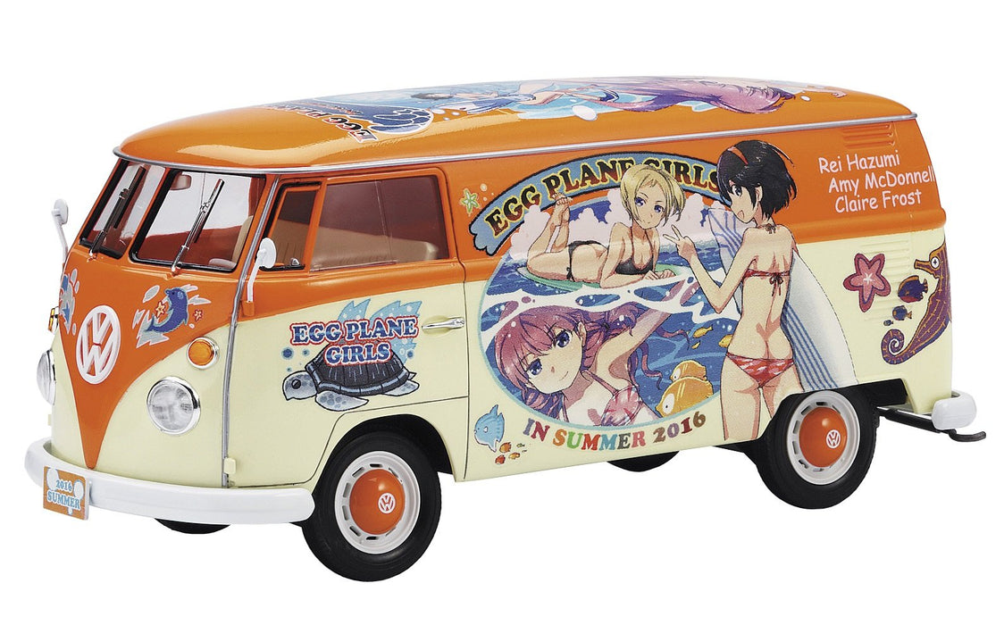 Hasegawa P345 Volkswagen Type2 Delivery Van Egg Plane Girls Summer Paint 2016 Figure Set- Japan Figure Store - #1 Bring To You The Best Japanese Goods