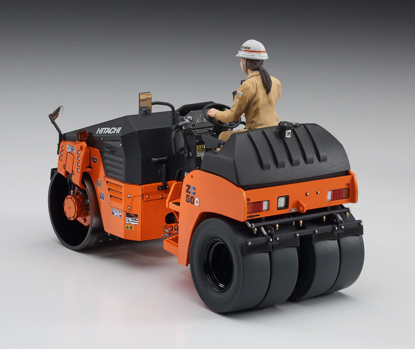 Hasegawa 1/35 Hitachi Construction Machinery Vibratory Combined Roller Zc50C-5 Plastic Model Kit- Japan Figure Store - #1 Bring To You The Best Japanese Goods