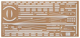 HASEGAWA Qg25 721258 Wooden Deck Parts For Aircraft Carrier Akagi 1/350 Scale- Japan Figure Store - #1 Bring To You The Best Japanese Goods
