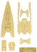 Hasegawa 1/350 Japanese Navy Battleship Nagato 1941 Wooden Deck Plastic Model Parts Qg42- Japan Figure Store - #1 Bring To You The Best Japanese Goods