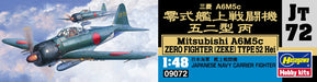 HASEGAWA 1/48 Mitsubishi A6M5C Zero Fighter Zeke Type 52 Hei Plastic Model- Japan Figure Store - #1 Bring To You The Best Japanese Goods