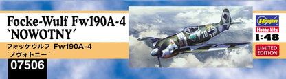 HASEGAWA - 1/48 Focke-Wulf Fw190A-4 'Nowotny' Plastic Model- Japan Figure Store - #1 Bring To You The Best Japanese Goods