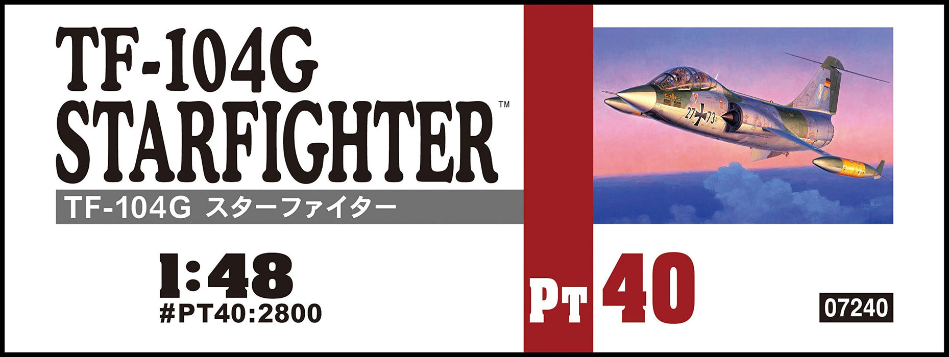 HASEGAWA Pt40 Tf-104G Starfighter 1/48 Scale Kit- Japan Figure Store - #1 Bring To You The Best Japanese Goods