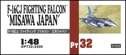 HASEGAWA 1/48 F-16Cj Fighting Falcon 'Misawa Japan' U.S. Air Force Tactical Fighter Plastic Model- Japan Figure Store - #1 Bring To You The Best Japanese Goods