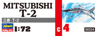 HASEGAWA 1/72 Mitsubishi T-2 J.A.S.D.F. Super-Sonic Advance Jet Trainer Plastic Model- Japan Figure Store - #1 Bring To You The Best Japanese Goods