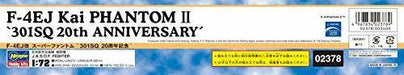 Hasegawa 1/72 Jasdf F-4ej Kai Phantom 2 301sq 20th Anniversary Kit 02378- Japan Figure Store - #1 Bring To You The Best Japanese Goods