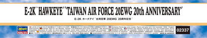 HASEGAWA 02337 E-2K Hawkeye Taiwan Air Force 20Ewg 20Th Anniversary 1/72 Scale Kit- Japan Figure Store - #1 Bring To You The Best Japanese Goods