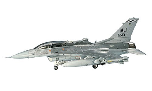 HASEGAWA - 1/72 F-16D Fighting Falcon - U.S. Air Force Trainer Plastic Model- Japan Figure Store - #1 Bring To You The Best Japanese Goods