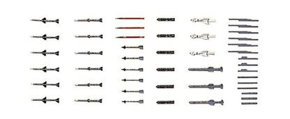 HASEGAWA 1/72 Aircraft Weapons V U.S. Missiles & Launcher Set Plastic Model- Japan Figure Store - #1 Bring To You The Best Japanese Goods