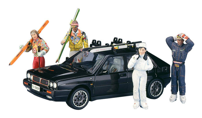 Hasegawa 0384 Lancia Delta Hf Integrale 16V Ski Ver. 1/24 Japanese Model Toys- Japan Figure Store - #1 Bring To You The Best Japanese Goods