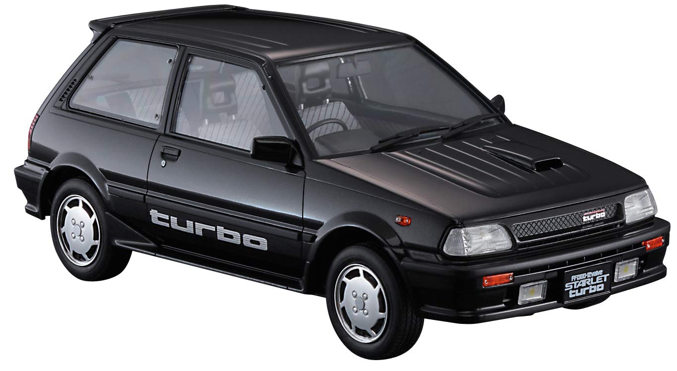 HASEGAWA 04492 Toyota Starlet Ep71 Turbos 3-Door 1/24 Scale Kit- Japan Figure Store - #1 Bring To You The Best Japanese Goods
