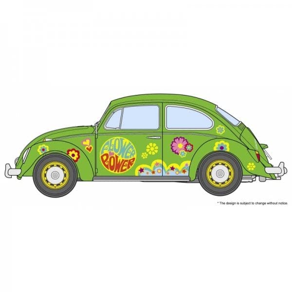 HASEGAWA 1/24 Volkswagen Beetle 'Flower Power' Plastic Model- Japan Figure Store - #1 Bring To You The Best Japanese Goods