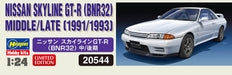 HASEGAWA 1/24 Nissan Skyline Gtr Bnr32 1991/1993 Model Plastic Model- Japan Figure Store - #1 Bring To You The Best Japanese Goods