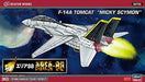 Hasegawa Area88 F-14a Tomcat 'mickey Simon' Plastic Model Kit- Japan Figure Store - #1 Bring To You The Best Japanese Goods