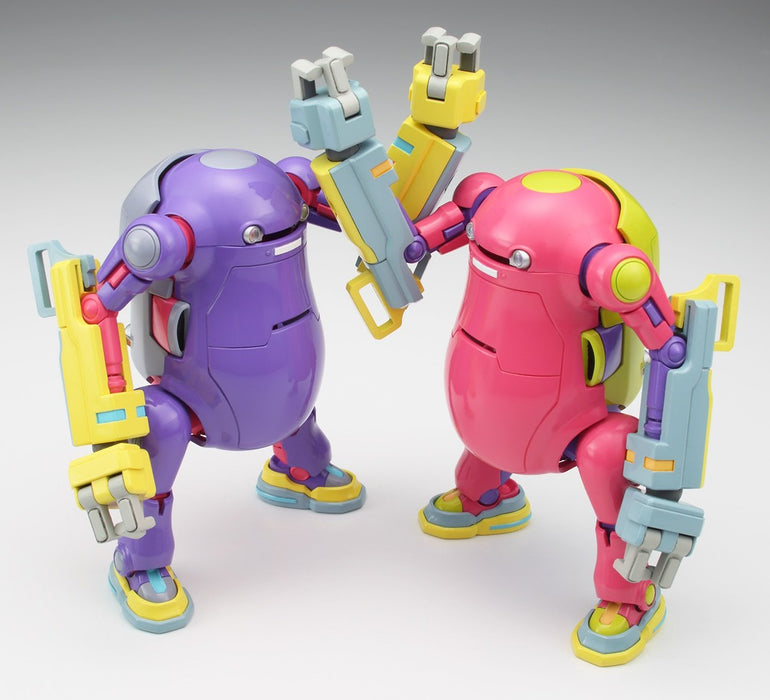 HASEGAWA 1/35 Mechatrowego No.07 Power Arm 'Purple & Pink' Plastic Model- Japan Figure Store - #1 Bring To You The Best Japanese Goods