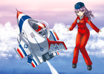 HASEGAWA Th14 F-16 Fighting Falcon Eggplane Egg Plane Series- Japan Figure Store - #1 Bring To You The Best Japanese Goods