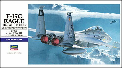 Hasegawa F-15c Eagle U.s.air Force Plastic Model- Japan Figure Store - #1 Bring To You The Best Japanese Goods