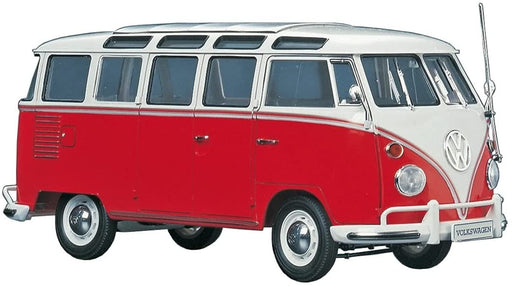 HASEGAWA 1/24 Volkswagen Type 2 Micro Bus 1963 '23-Window' Plastic Model- Japan Figure Store - #1 Bring To You The Best Japanese Goods