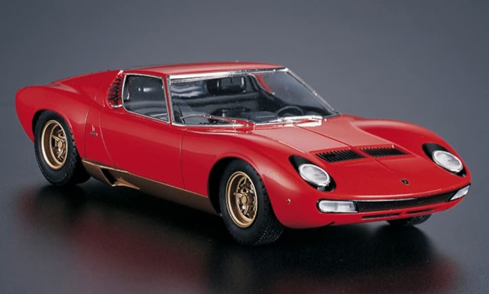 HASEGAWA 1/24 Lamborghini Miura P400 Sv 1971 Plastic Model- Japan Figure Store - #1 Bring To You The Best Japanese Goods