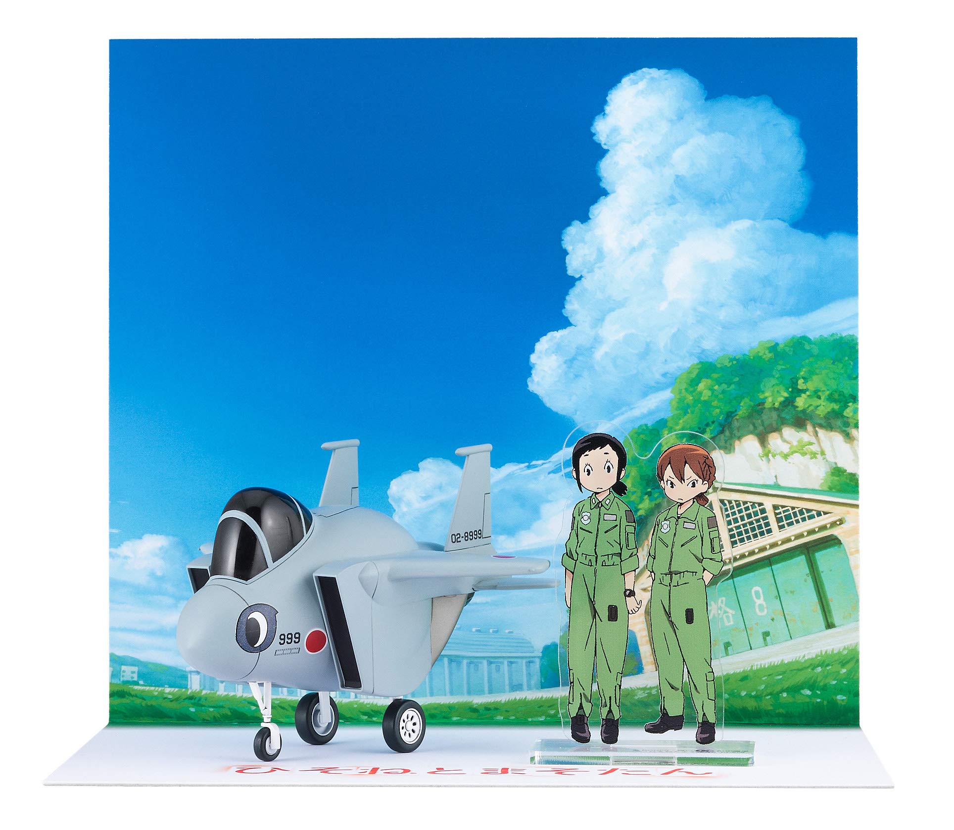 Hasegawa Sp384 Dragon Pilot: Hisone And Masotan Eggplane F-15 W/ Acrylic Stand Figure Non-Scale Kit- Japan Figure Store - #1 Bring To You The Best Japanese Goods