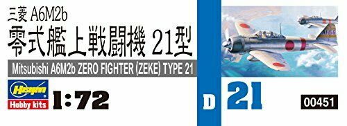 Hasegawa Mitsubishi A6m2 Zero Fighter Type 21 Plastic Model- Japan Figure Store - #1 Bring To You The Best Japanese Goods