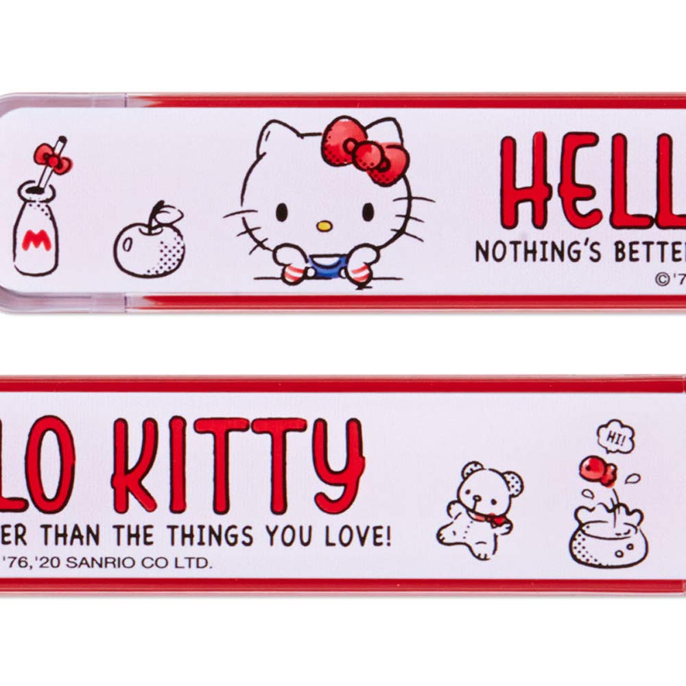 SANRIO Chopsticks With Case Hello Kitty- Japan Figure Store - #1 Bring To You The Best Japanese Goods