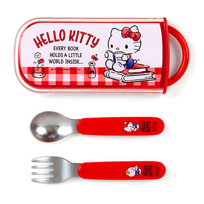 SANRIO Spoon & Fork Set Hello Kitty- Japan Figure Store - #1 Bring To You The Best Japanese Goods