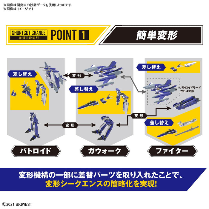 Bandai Spirits HG 1/100 Scale YF-29 Durandal Valkyrie Full Set Color-Coded Model- Japan Figure Store - #1 Bring To You The Best Japanese Goods