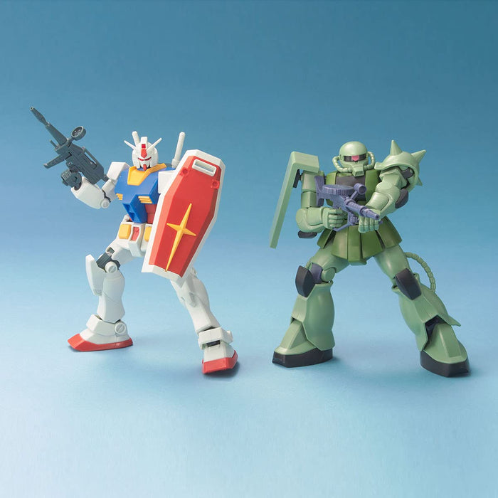 BANDAI Hguc Gunpla Starter Set Gundam Vs Zaku 1/144 Scale Kit- Japan Figure Store - #1 Bring To You The Best Japanese Goods