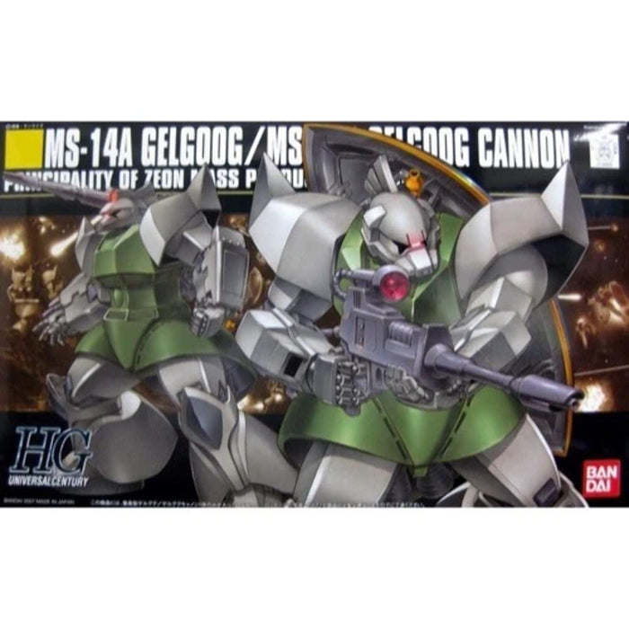 BANDAI Hguc 076 Gundam Ms-14A / Ms-14C Gelgoog 1/144 Scale Kit- Japan Figure Store - #1 Bring To You The Best Japanese Goods
