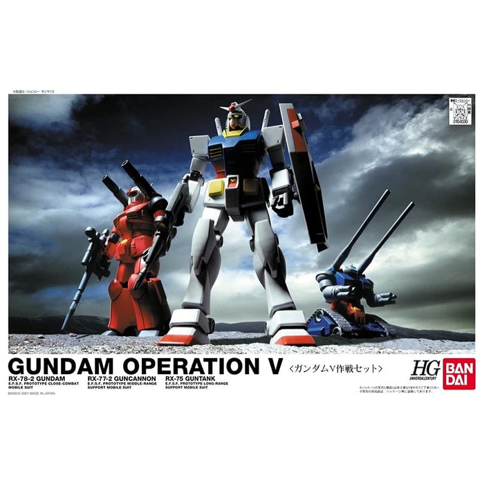 BANDAI Gundam Operation V Rx-78-2 1/144 Scale Kit- Japan Figure Store - #1 Bring To You The Best Japanese Goods