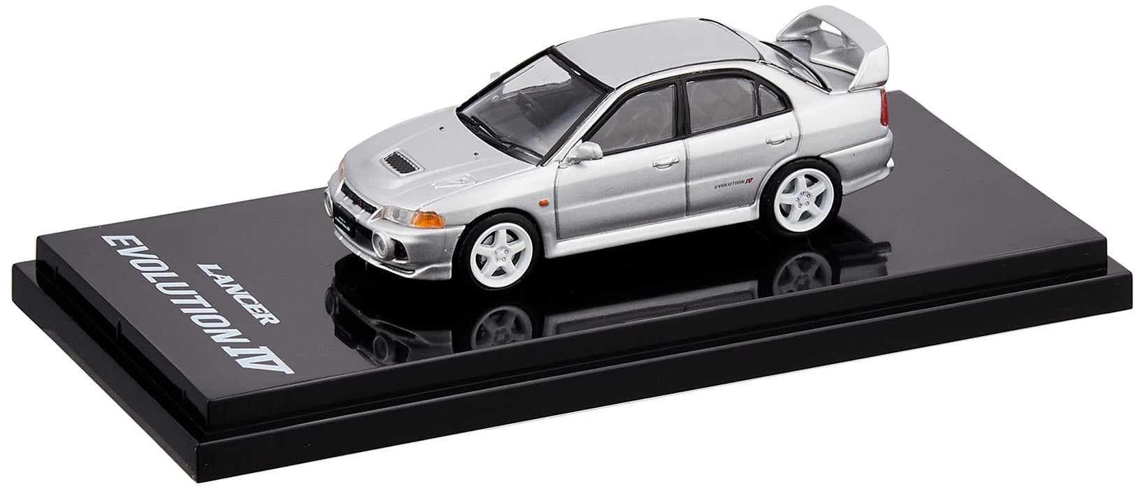 Hobby Japan 1/64 Lancer Evo IV Cn9A Steel Silver- Japan Figure Store - #1 Bring To You The Best Japanese Goods