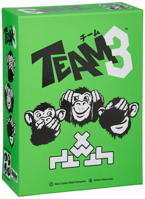 Hobby Japan Team 3 Board Game (Green Japanese Version 3-6 Players 30 Min 14+ Yrs)- Japan Figure Store - #1 Bring To You The Best Japanese Goods