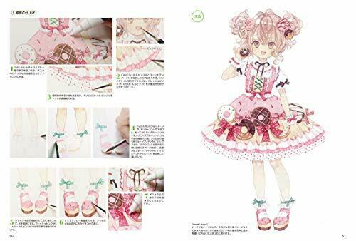 How To Draw Lolita Fashion Watercolor Basics Book- Japan Figure Store - #1 Bring To You The Best Japanese Goods