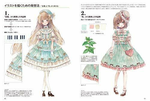 How To Draw Lolita Fashion Watercolor Basics Book- Japan Figure Store - #1 Bring To You The Best Japanese Goods
