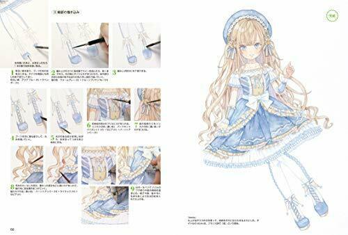 How To Draw Lolita Fashion Watercolor Basics Book- Japan Figure Store - #1 Bring To You The Best Japanese Goods