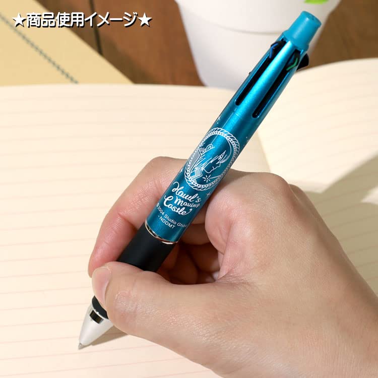 MOVIC Multifunction Pen 4 Colors Ballpoint Pen 0.38Mm & Mechanical Pencil 0.5Mm Howl'S Moving Castle Jetstream 4 & 1- Japan Figure Store - #1 Bring To You The Best Japanese Goods