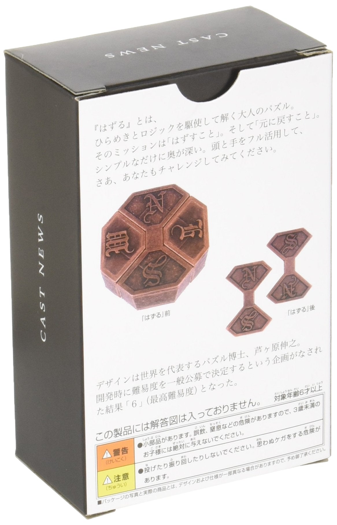 Hanayama Huzzle Cast News [Difficulty Level 6]- Japan Figure Store - #1 Bring To You The Best Japanese Goods