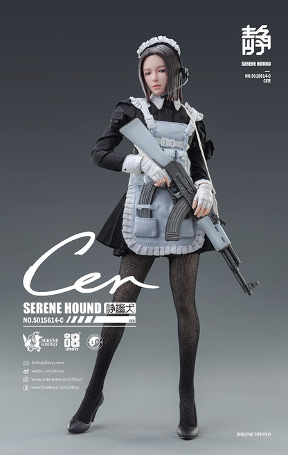 I8Toys Serene Hound Series 501S614 C Cerberus Maid Corps Cell 1/6 Scale Pvc Silicon Metal Painted Action Figure- Japan Figure Store - #1 Bring To You The Best Japanese Goods