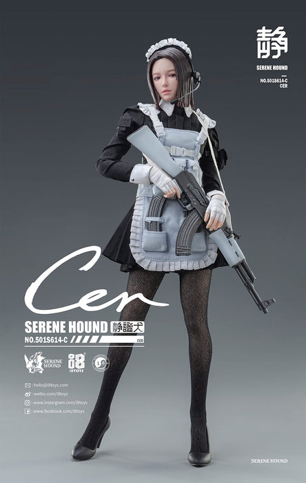 I8Toys Serene Hound Series 501S614 C Cerberus Maid Corps Cell 1/6 Scale Pvc Silicon Metal Painted Action Figure- Japan Figure Store - #1 Bring To You The Best Japanese Goods
